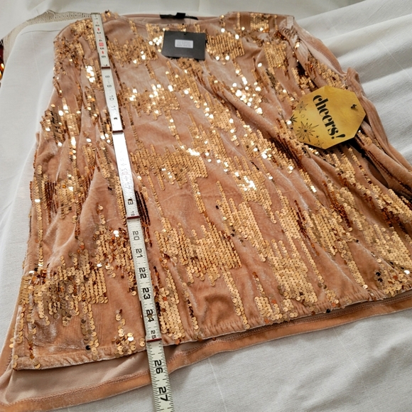 ELEGANT BLOUSE. ONE SIZE / NEW WITH TAG  / flawless/ Sleeveless. - Picture 8 of 10